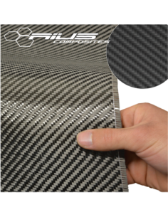 Tessuto fibra di carbonio twill 2/2 200g Toray 1mq