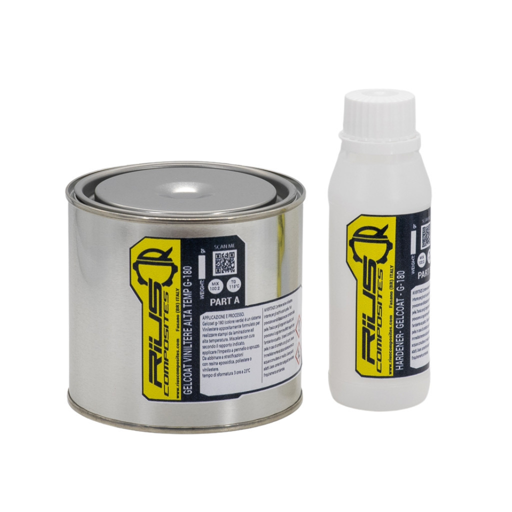 Gelcoat g-100 colore Grigio 0.5kg