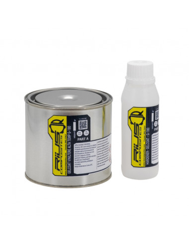 Gelcoat g-100 colore Grigio 0.5kg