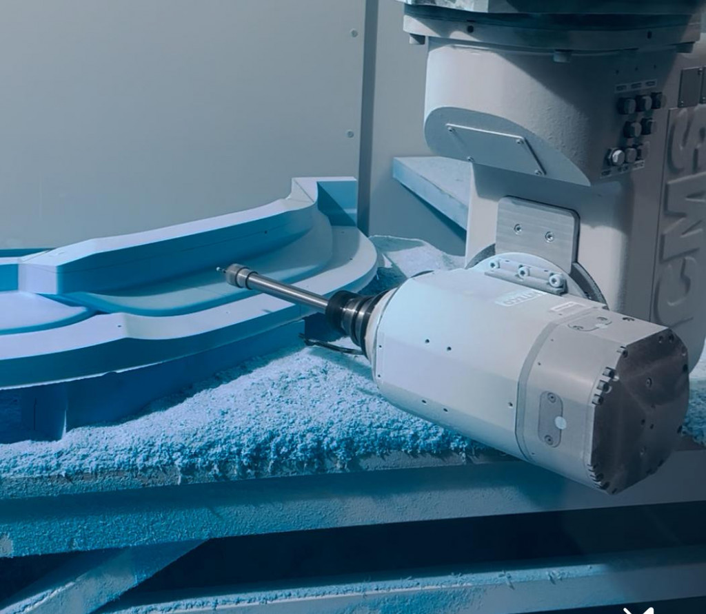 Tavola poliuretanica da modelleria a bassa densità 250x500x100