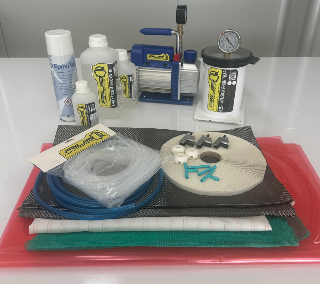 Infusion Carbon Kit per sacco a vuoto completo di pompa