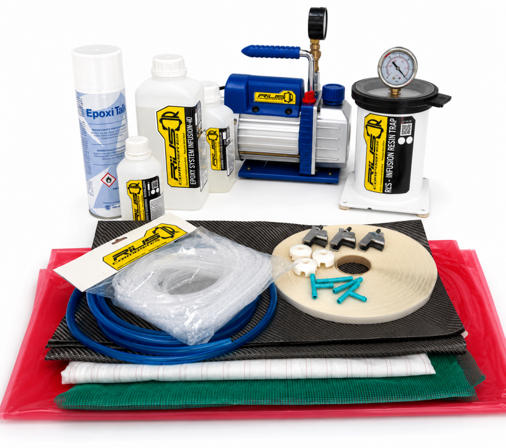 Infusion Carbon Kit per sacco a vuoto completo di pompa